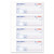 TOPS 3-Part Hardbound Receipt Book, Three-Part Carbonless, 7 x 2.75, 4 Forms/Sheet, 200 Forms Total [SKU: ABFTCH1185]