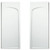 Sterling Ensemble 72175100-0 Shower End Wall Set, 71-1/4 in L, 30 in W, Vikrell, High-Gloss, Alcove Installation, White [SKU: ORG7123342]