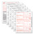 1099-INT Tax Forms for Inkjet/Laser Printers, Five-Part Carbonless, 8 x 5.5, 2 Forms/Sheet, 24 Forms Total [SKU: TOP22983]