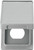 Eaton Wiring Devices S2962 Cover, 7 in L, 4-1/2 in W, Rectangular, Thermoplastic, Gray, Electro-Plated [SKU: ORG6729982]