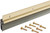 M-D 05702 Door Sweep, 36 in L, Aluminum Flange, Vinyl Insert [SKU: ORG5910039]