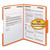 Top Tab Colored Fastener Folders, 0.75" Expansion, 2 Fasteners, Letter Size, Orange Exterior, 50/Box [SKU: SMD12540]