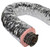 Master Flow F8IFD6X300 Insulated Flexible Duct, 6 in, 25 ft L, Fiberglass, Silver [SKU: ORG1649011]