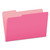 Colored File Folders, 1/3-Cut Tabs: Assorted, Legal Size, Pink/Light Pink, 100/Box [SKU: PFX15313PIN]