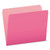 Colored File Folders, Straight Tabs, Letter Size, Pink/Light Pink, 100/Box [SKU: PFX152PIN]