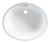 American Standard Ovalyn Series 0496221.020 Under Counter Sink, Oval Basin, 4 in Faucet Centers, 3-Deck Hole, White [SKU: ORG5719935]