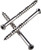Simpson Strong-Tie T08162DWP Deck Screw, #8 Thread, 1-5/8 in L, Box Thread, Flat Head, 6-Lobe Drive, Stainless Steel [SKU: ORG7116189]