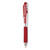 WOW! Gel Pen, Retractable, Medium 0.7 mm, Red Ink, Clear/Red Barrel, Dozen [SKU: PENK437B]
