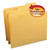Reinforced Top Tab Colored File Folders, 1/3-Cut Tabs: Assorted, Letter Size, 0.75" Expansion, Goldenrod, 100/Box [SKU: SMD12234]