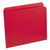 Reinforced Top Tab Colored File Folders, Straight Tabs, Letter Size, 0.75" Expansion, Red, 100/Box [SKU: SMD12710]