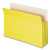 Colored File Pockets, 3.5" Expansion, Legal Size, Yellow [SKU: SMD74233]