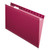 Colored Reinforced Hanging Folders, Legal Size, 1/5-Cut Tabs, Burgundy, 25/Box [SKU: PFX415315BUR]