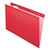 Colored Reinforced Hanging Folders, Legal Size, 1/5-Cut Tabs, Red, 25/Box [SKU: PFX415315RED]