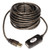 USB 2.0 Active Extension Cable, A to A (M/F), 16 ft, Black [SKU: TRPU026016]