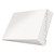 Paper Insertable Dividers, 8-Tab, 11 x 17, White, Clear Tabs, 1 Set [SKU: CRD84815]