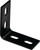 National Hardware 1151BC Series N351-463 Corner Brace, 3.1 in L, 1-1/2 in W, 3.1 in H, Steel, Powder-Coated [SKU: ORG0103796]