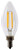 Feit Electric BPCTC60/950CA/FIL/2 LED Bulb, Decorative, E12 Lamp Base, Dimmable, Daylight White Light, 5000 K Color Temp [SKU: ORG7610900]