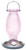 Perky-Pet 8131-2 Bird Feeder, Hobnail Vintage, 16 oz, 4-Port/Perch, Glass, Pale Cranberry, 10-1/4 in H [SKU: ORG2277796]