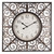 Westclox 33163 Clock with Swirl, Square, Vintage Frame, Plastic Clock Face, Analog [SKU: ORG7504194]