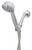 Whedon CMH4C Handheld Shower, 1/2 in Connection, 2.5 gpm, 5-Spray Function, ABS Plastic/Metal/Stainless Steel, Chrome [SKU: ORG2722684]