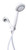 Whedon CMH2C Handheld Shower, 2.5 gpm, 5-Spray Function, Plastic, 59 in L Hose [SKU: ORG2722676]
