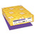 Color Cardstock, 65 lb Cover Weight, 8.5 x 11, Gravity Grape, 250/Pack [SKU: WAU21971]