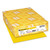 Color Cardstock, 65 lb Cover Weight, 8.5 x 11, Solar Yellow, 250/Pack [SKU: WAU22731]