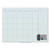 Floating Glass Dry Erase Undated One Month Calendar, 48 x 36, White [SKU: UBR3969U0001]