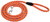 RUFFIN'IT 80137 Reflective Safety Leash, 6 ft L, 5/8 in W, Nylon Line, Orange, L Breed [SKU: ORG4768602]