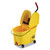 WaveBrake 2.0 Bucket/Wringer Combos, Down-Press, 44 qt, Plastic, Yellow [SKU: RCPFG757688YEL]