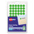 Handwrite Only Self-Adhesive Removable Round Color-Coding Labels, 0.5" dia, Neon Green, 60/Sheet, 14 Sheets/Pack, (5052) [SKU: AVE05052]