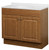Zenna Home RBC36KK 2-Door Raised Panel Vanity with Top, Wood, Oak, Cultured Marble Sink, White Sink [SKU: ORG7441603]