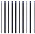 BALUSTER RECT STEEL BLK 38X1IN [SKU: ORG9444381]