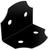National Hardware Hartley 1218BC Series N800-002 90 deg Heavy Angle, 5 in W, 3-3/4 in D, 3-1/2 in H, Steel, Black [SKU: ORG2051654]