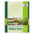 Ecology Sketch Diary, 60 Lb Text Paper Stock, Green Cover, (70) 11 X 8.5 Sheets [SKU: PAC4798]
