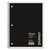 Wirebound Notebook, 1-Subject, Medium/College Rule, Black Cover, (100) 11 X 8.5 Sheets [SKU: UNV66600]
