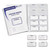 Visitor Badges With Registry Log, 3 5/8 X 1 7/8, White, 150 Badges/Box [SKU: CLI97030]