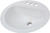 American Standard AQUALYN Series 0476.028.020 Countertop Sink, Oval Basin, 3-Deck Hole, 20-3/8 in OAW, 17-3/8 in OAH [SKU: ORG5719844]
