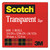 Transparent Tape, 1" Core, 0.75" X 36 Yds, Transparent [SKU: MMM600341296]
