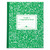 Grade School Ruled Composition Book, Manuscript Format, Green Cover, (50) 9.75 X 7.75 Sheets [SKU: ROA77920]
