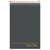 Gold Fibre Steno Pads, Gregg Rule, Designer Diamond Pattern Gray/Gold Cover, 100 White 6 X 9 Sheets [SKU: TOP20808]