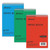 Memo Pads, Narrow Rule, Assorted Cover Colors, 40 White 4 X 6 Sheets, 3/Pack [SKU: TOP45094]