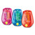Twist-N-Sharp Pencil Sharpener, One-Hole, 3.5 X 1.25 X 5.5, Randomly Assorted Colors, 6/Pack [SKU: BOSPS1ADJPK]