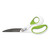 Carbotitanium Bonded Scissors, 9" Long, 4.5" Cut Length, White/Green Bent Handle [SKU: ACM16445]