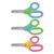 Ultra Soft Handle Scissors W/Antimicrobial Protection, Rounded Tip, 5" Long, 2" Cut Length, Randomly Assorted Straight Handle [SKU: ACM14596]