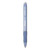 S-Gel Fashion Barrel Gel Pen, Retractable, Medium 0.7 Mm, Black Ink, Frost Blue Barrel, Dozen [SKU: SAN2126232]