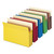 Colored File Pockets, 3.5" Expansion, Letter Size, Assorted Colors, 5/Pack [SKU: SMD73892]