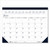 Recycled Academic Desk Pad Calendar, 22 x 17, White/Blue Sheets, Blue Binding/Corners, 14-Month (July to Aug): 2023 to 2024 [SKU: HOD155HD]
