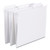 Fastab Hanging Folders, Letter Size, 1/3-Cut Tabs, White, 20/Box [SKU: SMD64002]