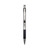 G-301 Gel Pen, Retractable, Medium 0.7 Mm, Black Ink, Stainless Steel/Black Barrel [SKU: ZEB41311]